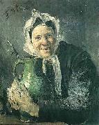 Old woman with a pitcher Fritz von Uhde